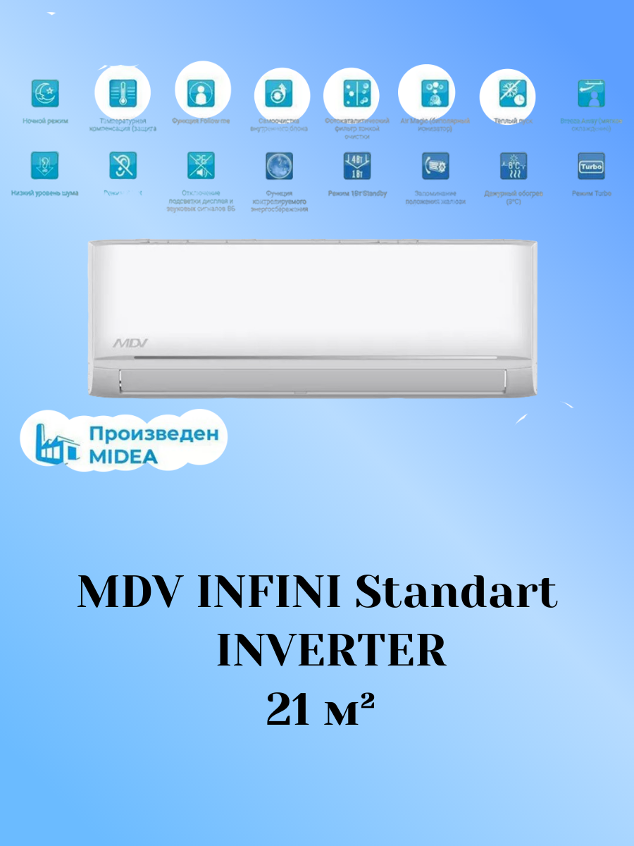 MDV Infini Standard Inverter MDSAG-07HRDN8 MDV Infini Standard Inverter MDSAG-07HRDN8