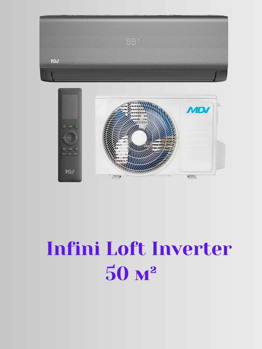 MDV MDSALF-18HRFN8/MDOALF-18HFN8 Infini Loft Inverter MDV MDSALF-18HRFN8/MDOALF-18HFN8 Infini Loft Inverter